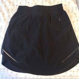 Black Lululemon Skirt with Built in Shorts